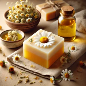 Jabón Calmante de Manzanilla y Caléndula